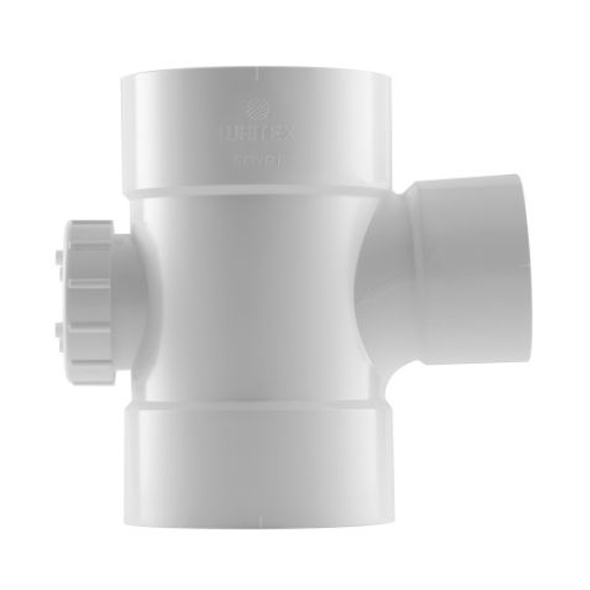 مشترك UPVC أبيض بباب