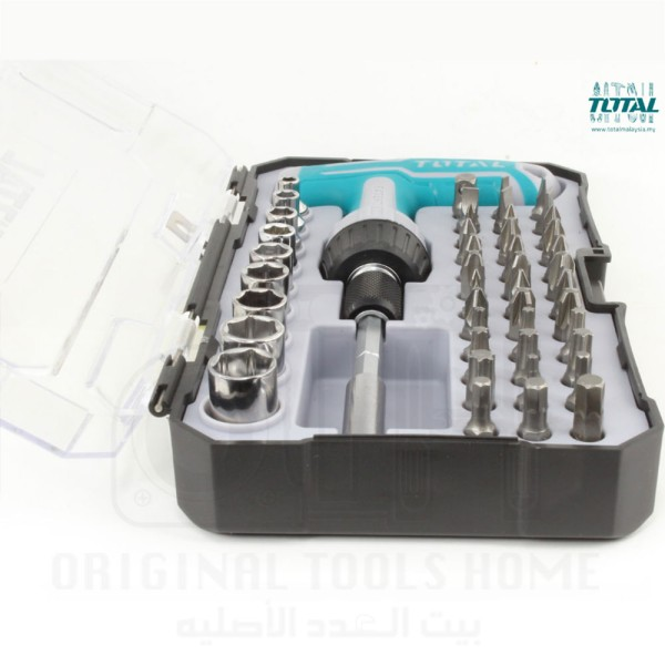 طقم رؤوس مفك 47 قطعة يد-T