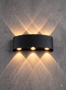Modern Up and Down LED Wall Light - Multi Beam Sconce Hover Image