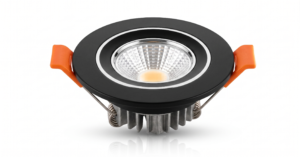 7W Black LED Recessed Downlight – 3-Color Changing (CCT Selectable)