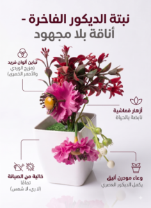 Mini artificial plant potted tabletop decoration set
