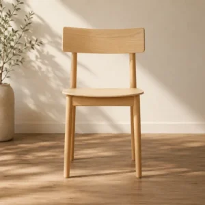 Klipsch Scandinavian Wooden Dining Chair Detailed Action Hover Image